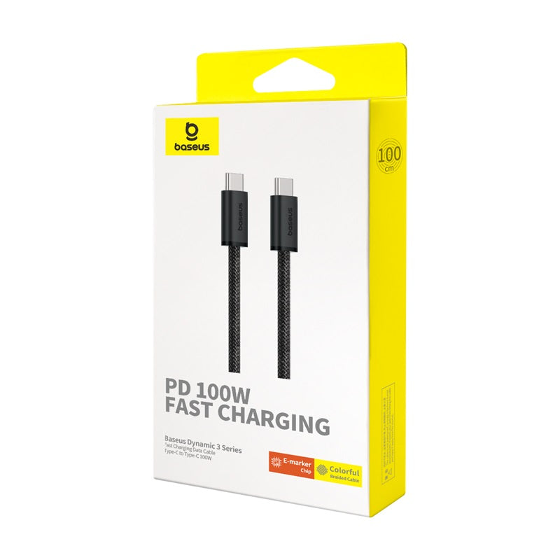 Baseus Dynamic 3 Series Fast Charging Data Cable Type-C to Type-C 100W