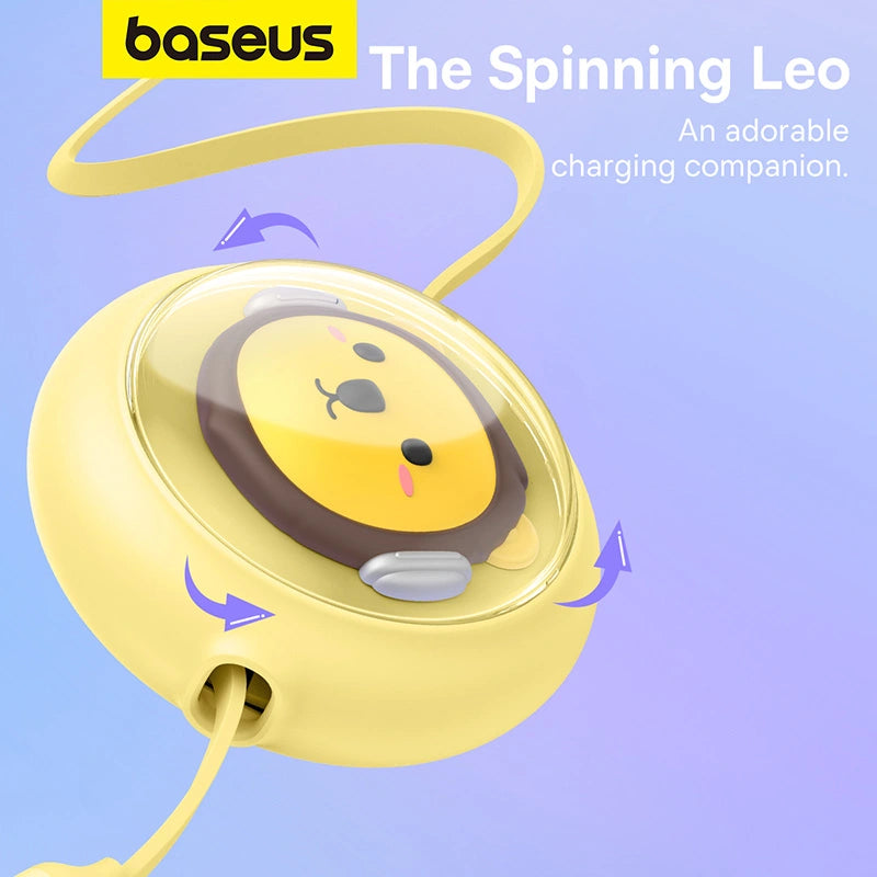 Baseus Leo Retractable Charging Cable 3-in-1 USB to M+L+C 3.5A 1.1m