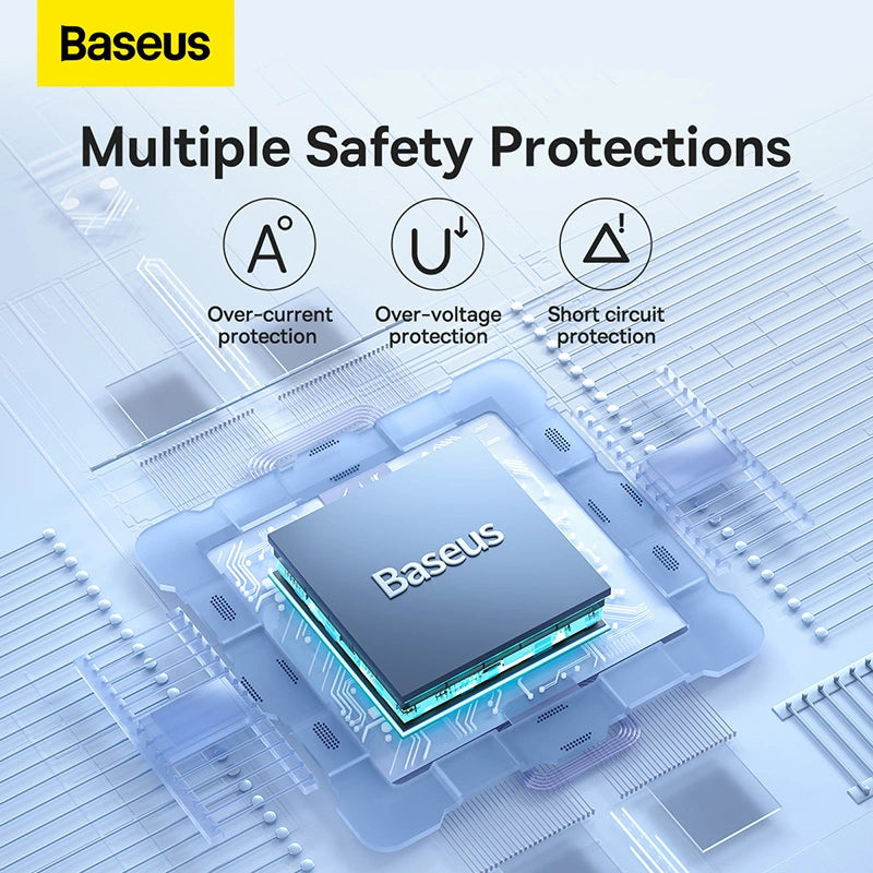 Baseus round box HUB adapter(Type-C to USB3.0*1+USB2.0*3)10cm