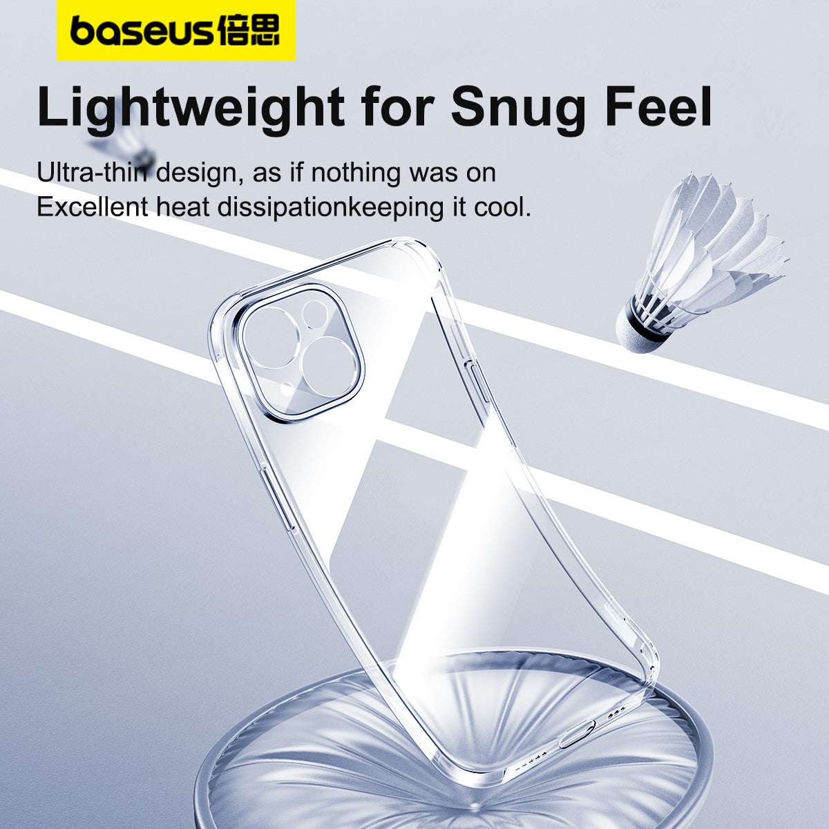 Baseus Simple Series 2 Protective Case for iP 15 Series, Clear