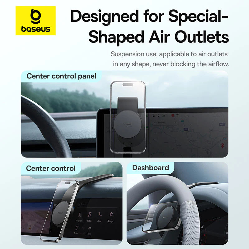 Baseus PrimeTrip C02 Air Magnetic Car Mount Stick-on Type