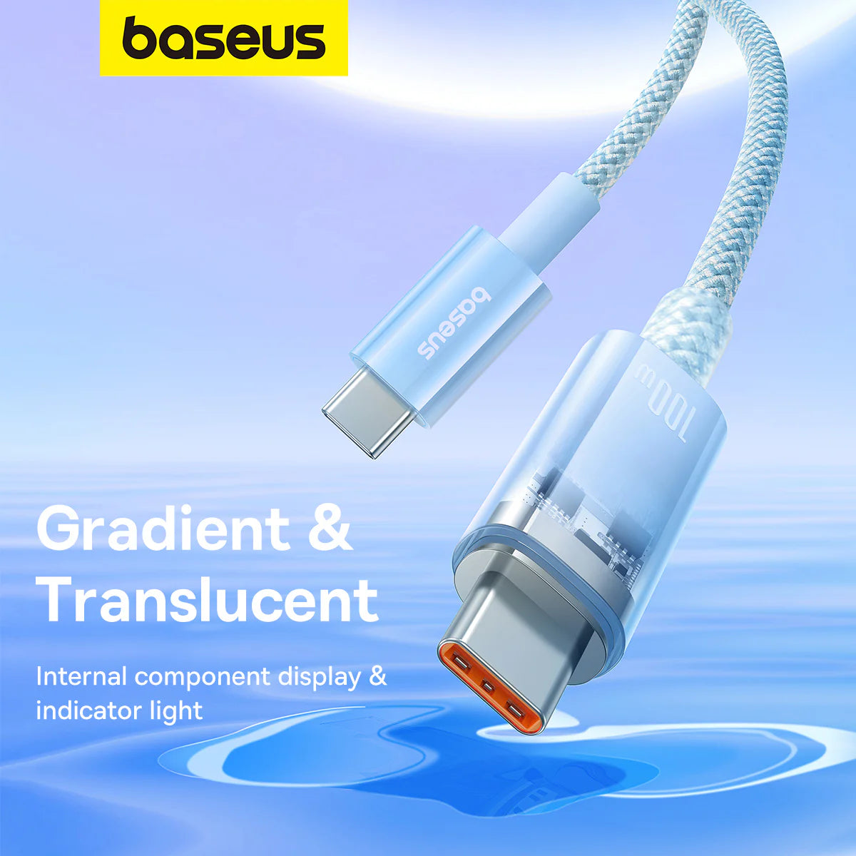 Baseus Explorer Series Fast Charging Cable with Smart Temperature Control Type-C to Type-C 100W