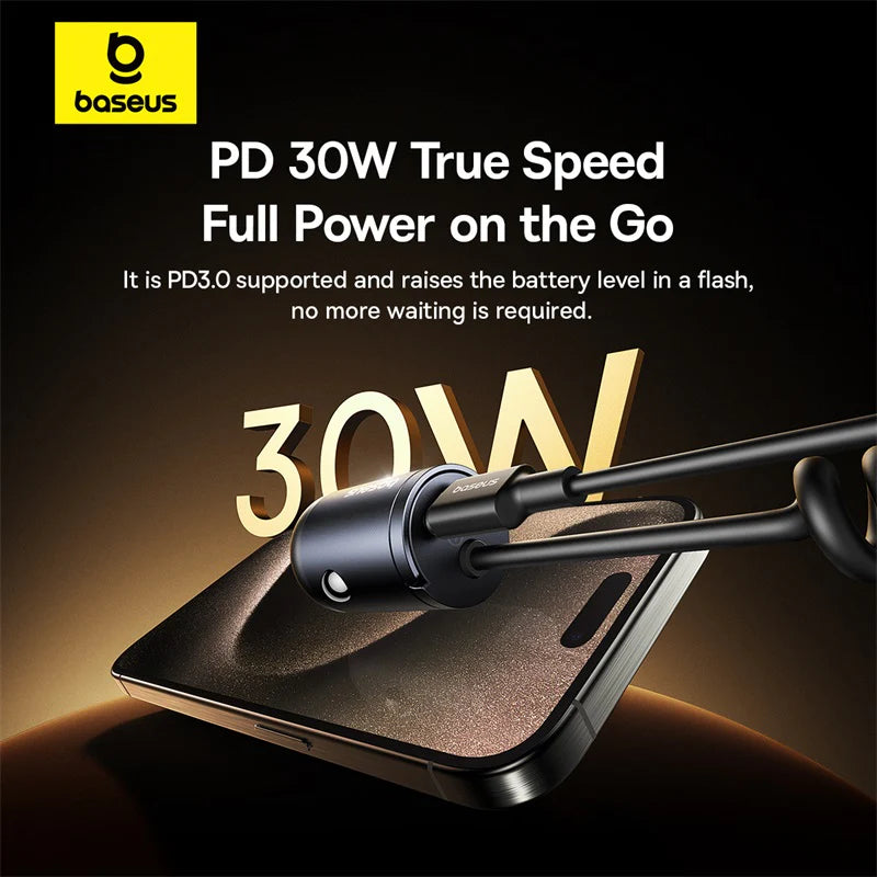 Baseus Tiny Star Mini Car Charger 30W