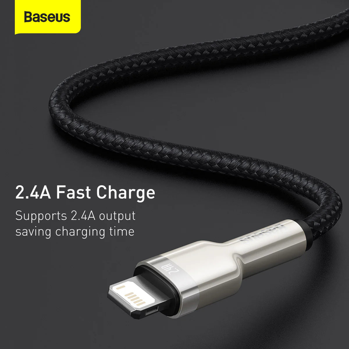 Baseus Cafule Series Metal Data Cable USB to IP 2.4A