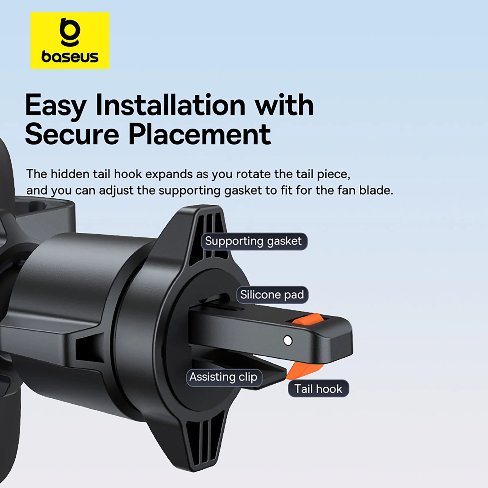 Baseus Metal Age 3 Gravity Car Mount (Air Vent Version)