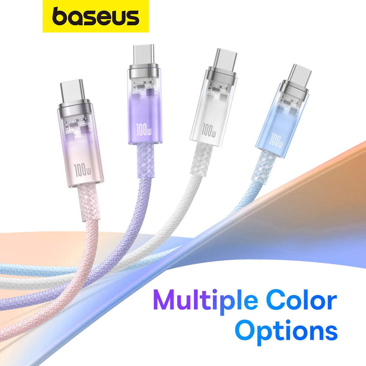 Baseus Explorer Series Fast Charging Cable with Smart Temperature Control Type-C to Type-C 100W