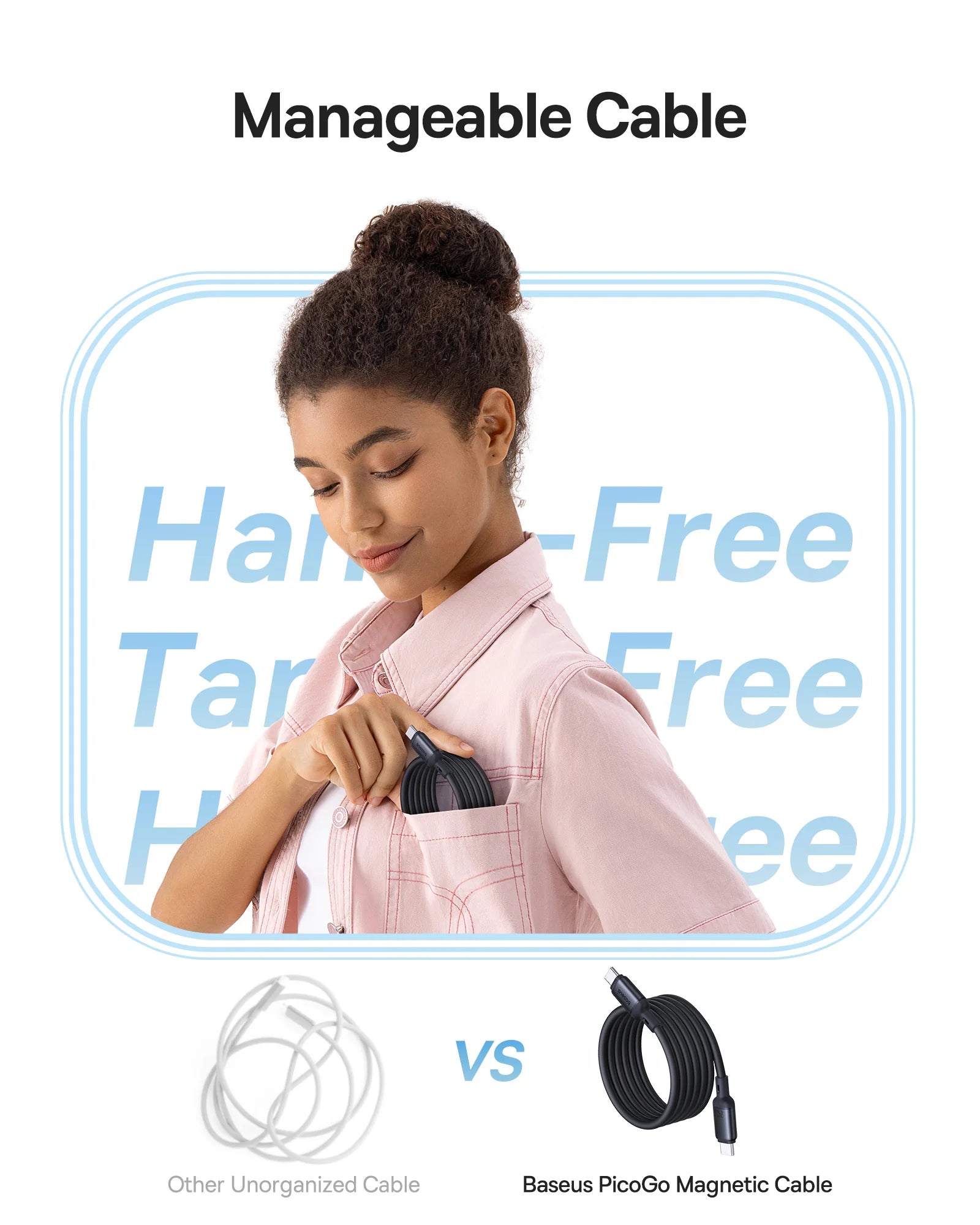 Baseus PicoGo Magnetic USB-C to USB-C Cable 240W