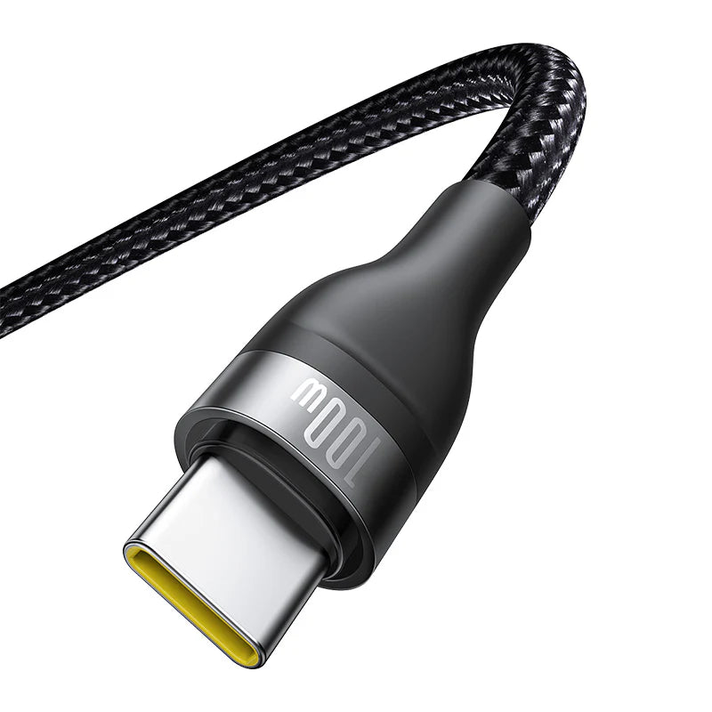 Baseus Flash Series 3 Two-For-Three Fast Charging Cable U+C To C+C+L 100W