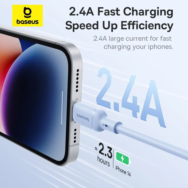 Baseus Silky Series Fast Charging Cable USB-A to iP 2.4A