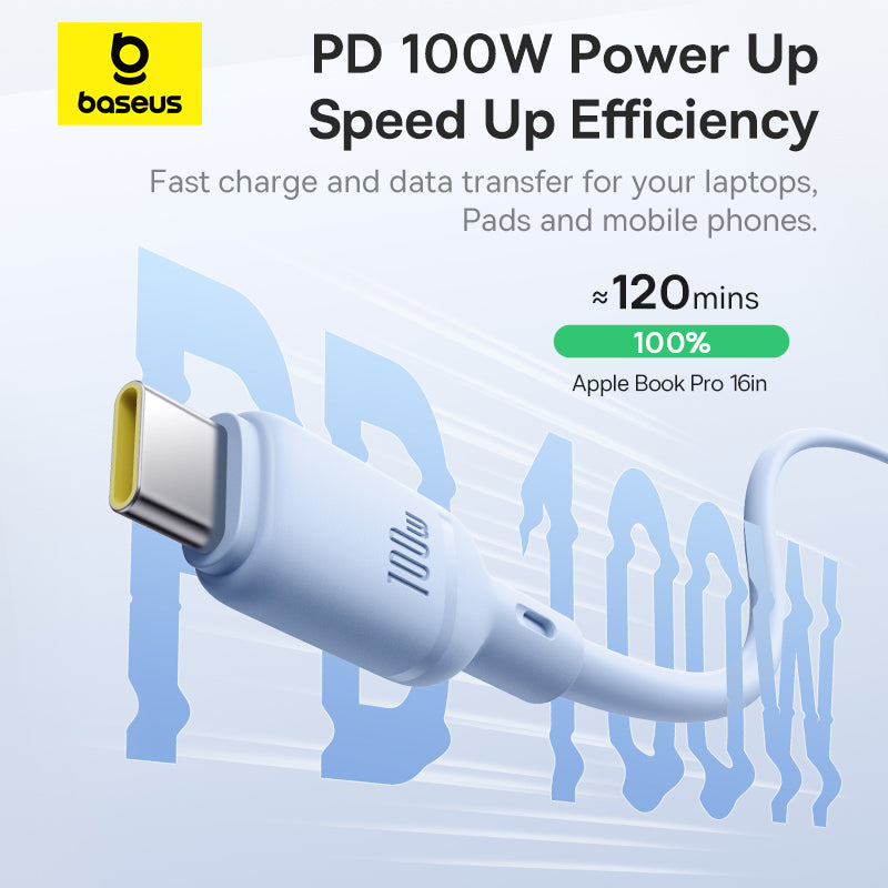 Baseus Silky Series Fast Charging Data Cable Type-C to Type-C 100W