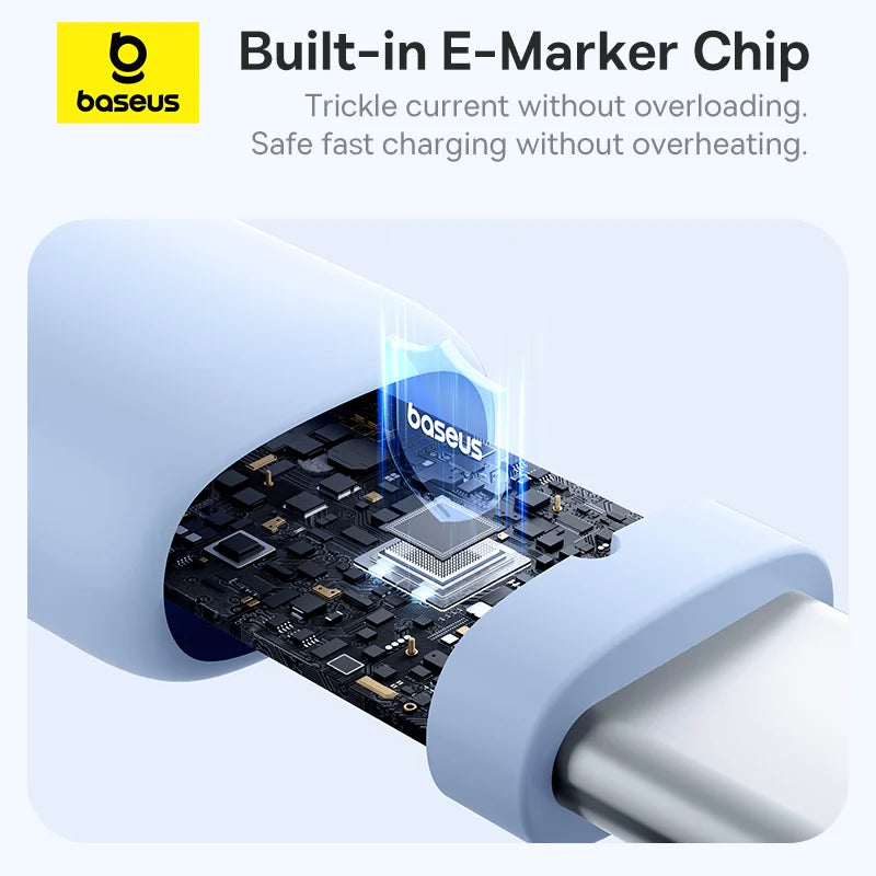 Baseus Silky Series Fast Charging Data Cable Type-C to Type-C 100W