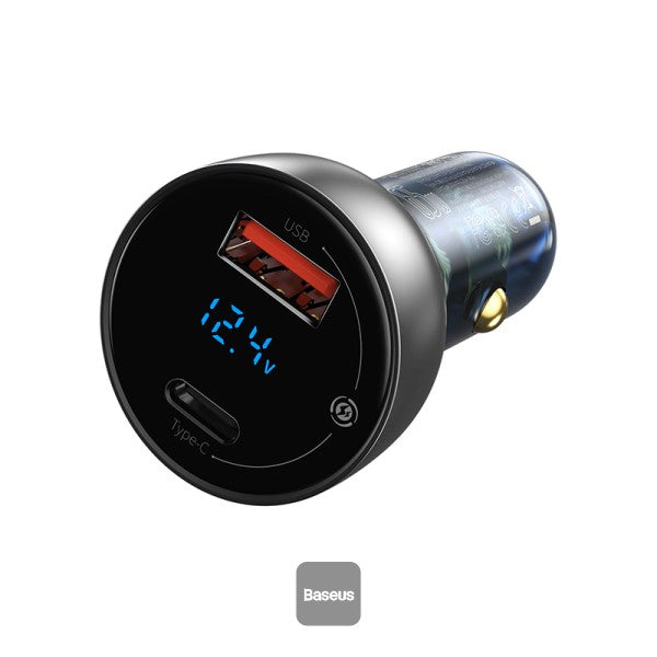 Baseus Particular 65W Digital Display QC+PPS Dual Quick Fast Car Charger