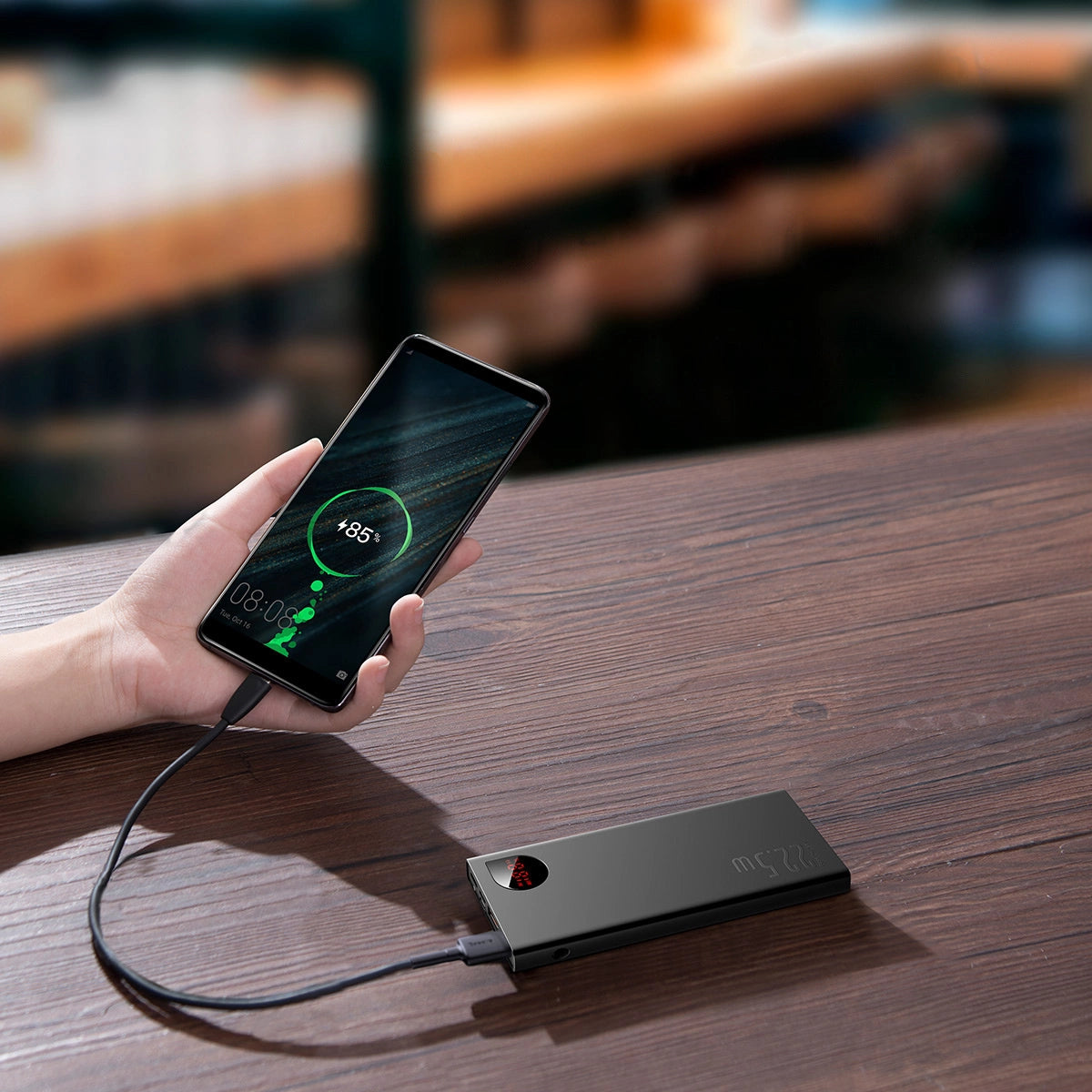 Baseus Adaman Metal Digital Display Quick Charge Power Bank 10000mAh 22.5W(2021 Editon)