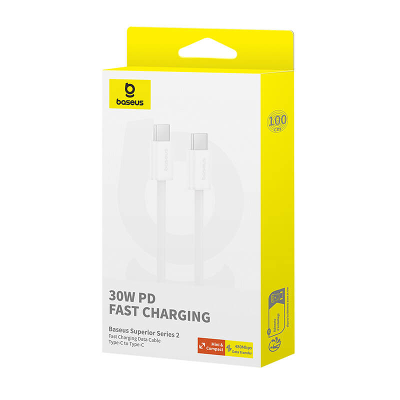 Baseus Superior Series 2 Fast Charging Data Cable Type-C to Type-C 30W