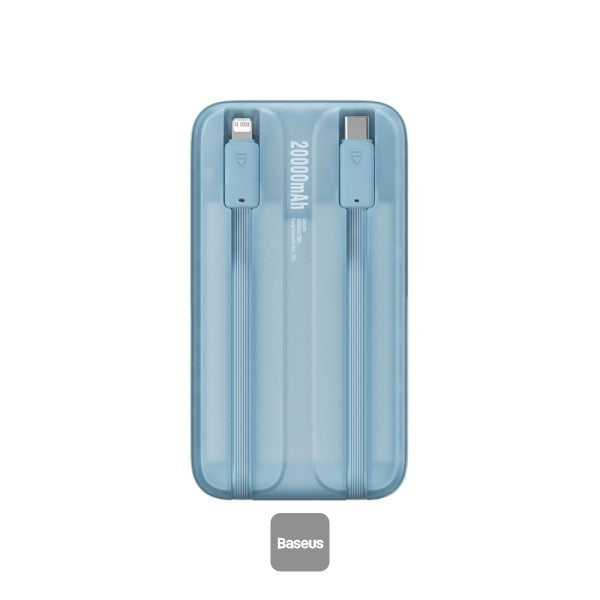 Baseus Comet Series Dual-Cable Digital Display Fast Charge Power Bank 10000mAh 22.5W (With Simple Series Charging Cable USB to Type-C 30cm)