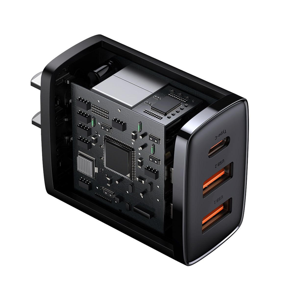 Baseus Compact Quick Fast Charger 2U+C 30W CN