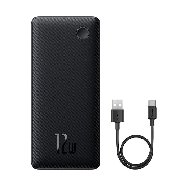 Baseus Airpow Air Lite Power Bank 10000mAh 12W (With: Simple Charging Cable USB to Type-C 3A 0.3m)