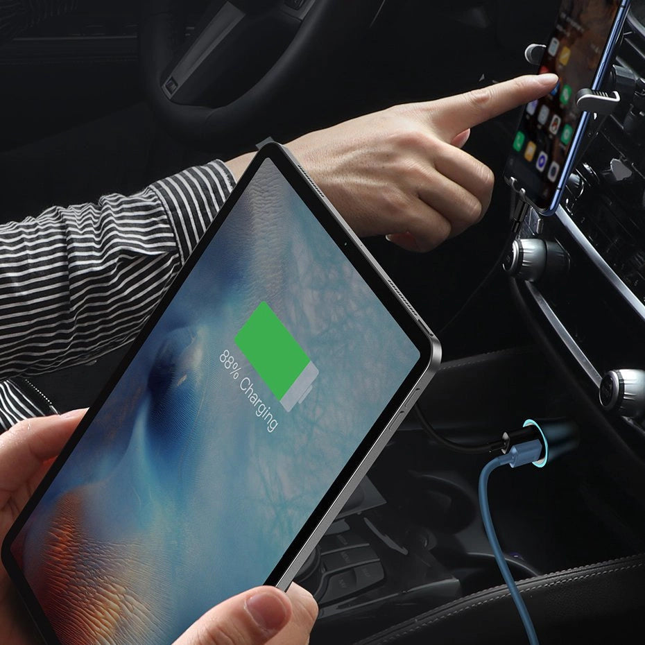 Baseus Golden Contactor Pro Dual Quick Car Charger U+C 40w