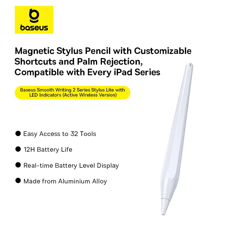 Baseus Smooth Writing 2 Series Stylus Lite with LED Indicators