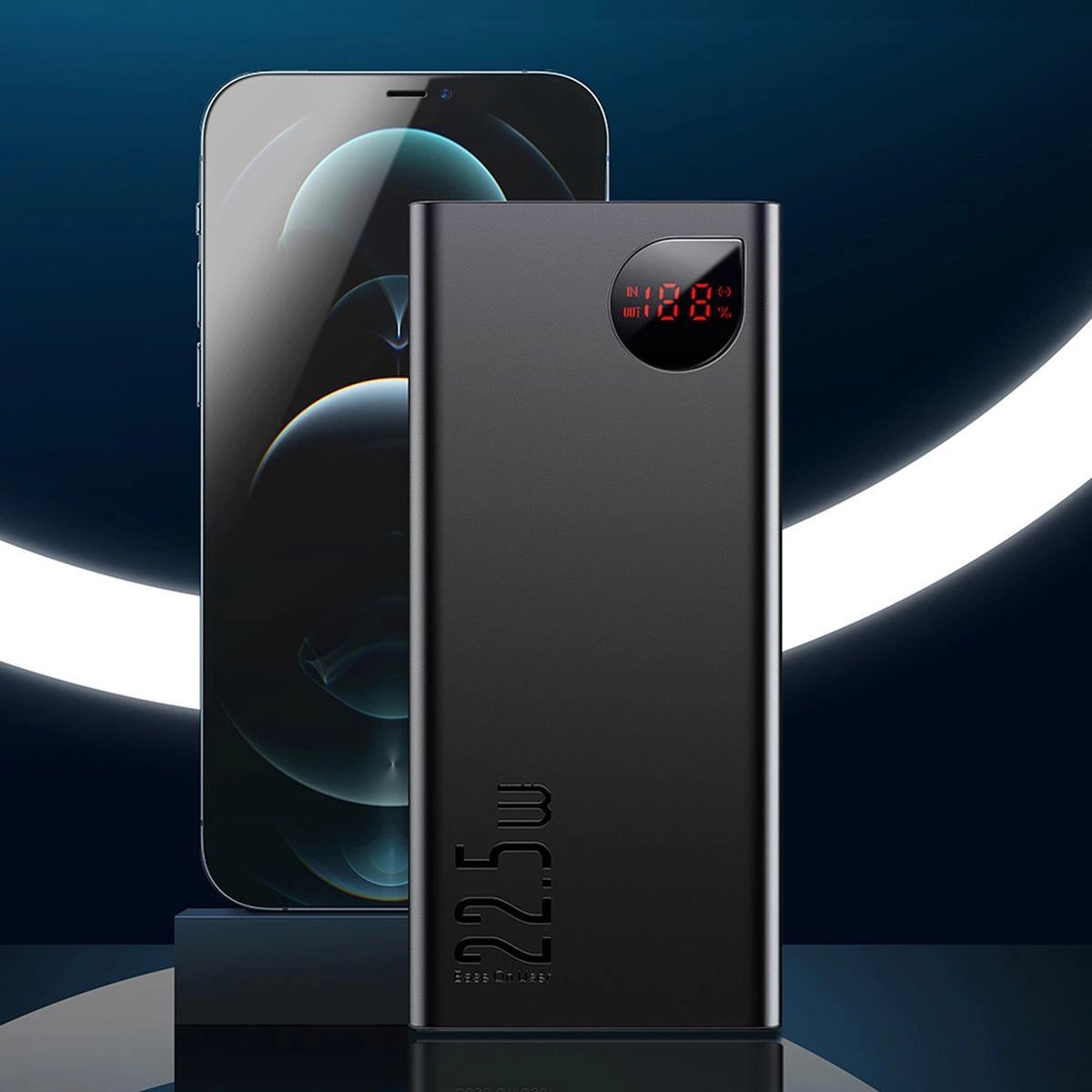 Baseus Adaman Metal Digital Display Quick Charge Power Bank 10000mAh 22.5W(2021 Editon)