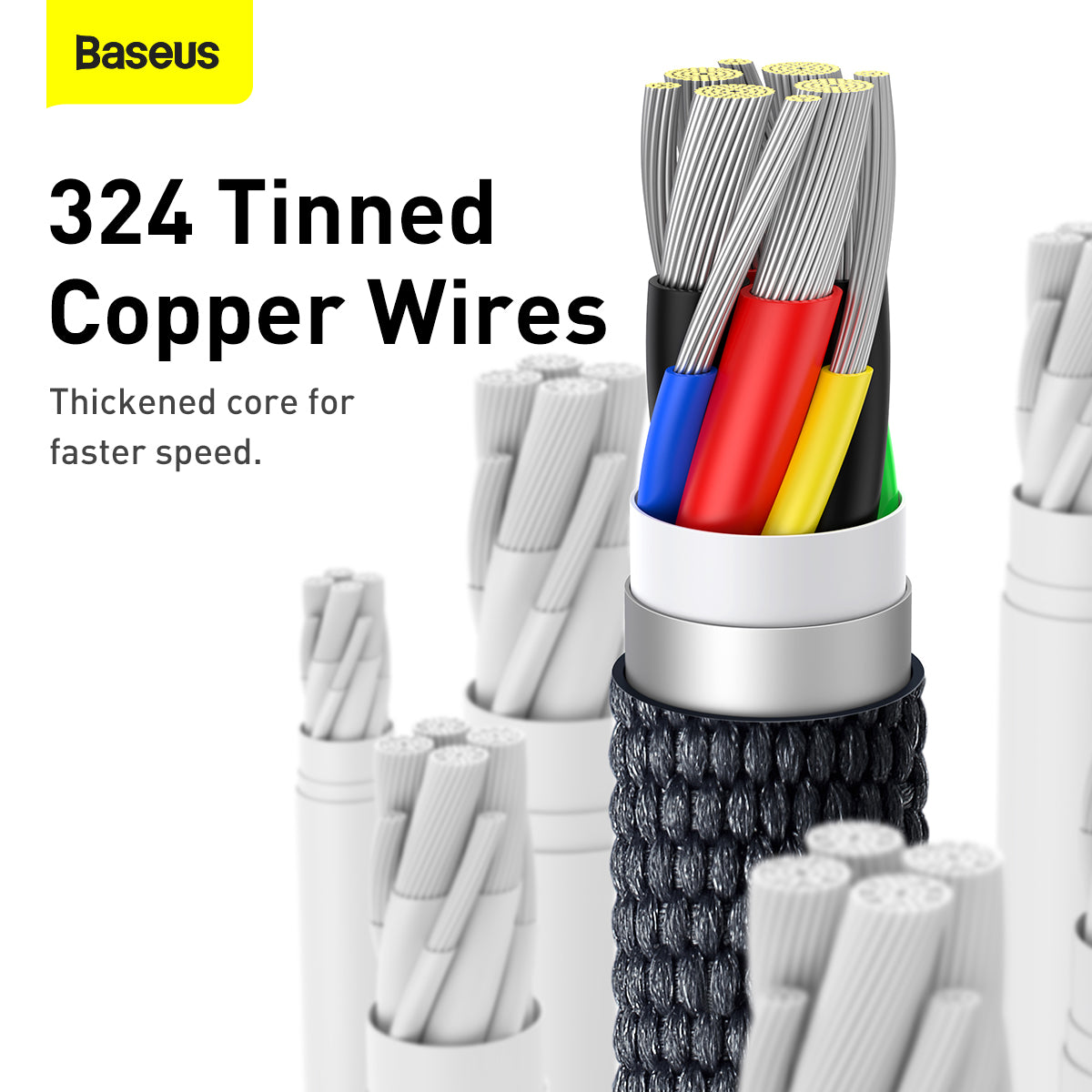 Baseus Crystal Shine Series Fast Charging Data Cable Type-C to Type-C 100W