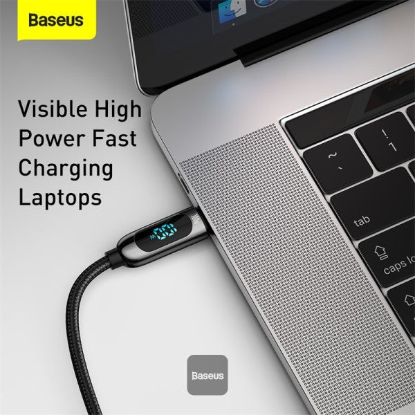 Baseus Display Fast Charging Data Cable Type-C to Type- C 100W