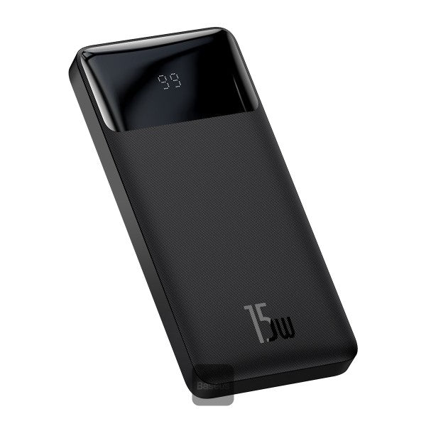 Baseus Bipow Digital Display Power Bank 10000mAh 15W Black Overseas Edition