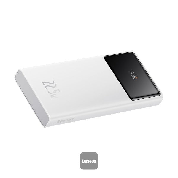 Baseus Star-Lord Digital Display Fast Charge Power Bank 10000mAh 22.5W Black(With Simple Series Charging Cable USB to Type-C 3A 0.3m Black)