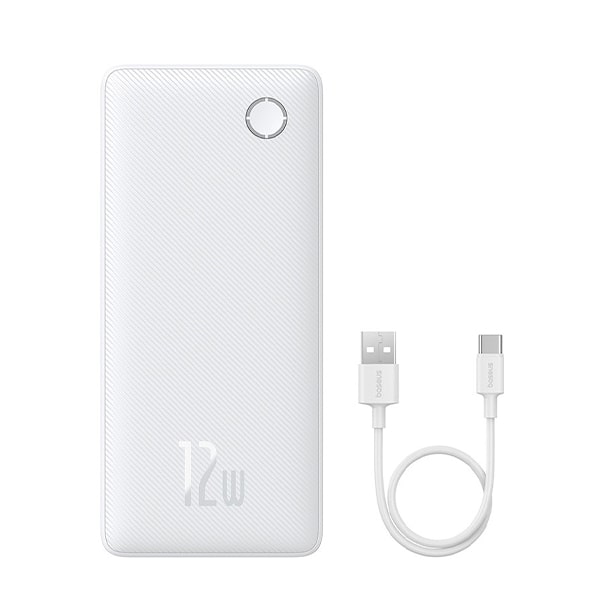 Baseus Airpow Air Lite Power Bank 10000mAh 12W (With: Simple Charging Cable USB to Type-C 3A 0.3m)