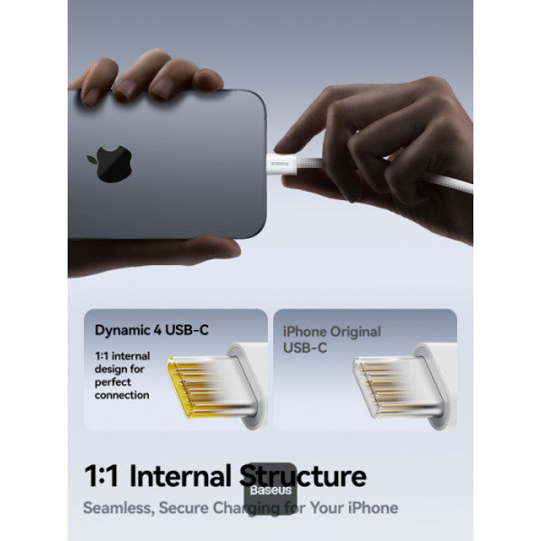 Baseus Dynamic 4 Series Type-C to Type-C Cable - 100W PD Fast Charging