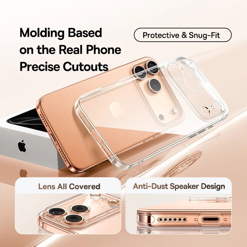 Baseus Simple Phone Case for iPhone 17 Series Clear