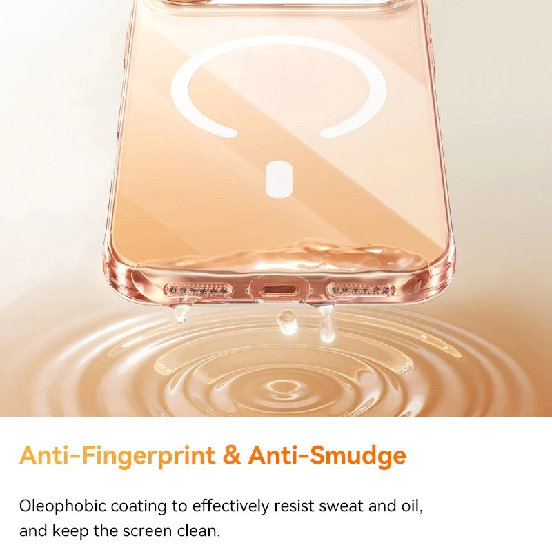 Baseus Crystal Slim Magnetic Phone Case for iPhone 17 Series Clear