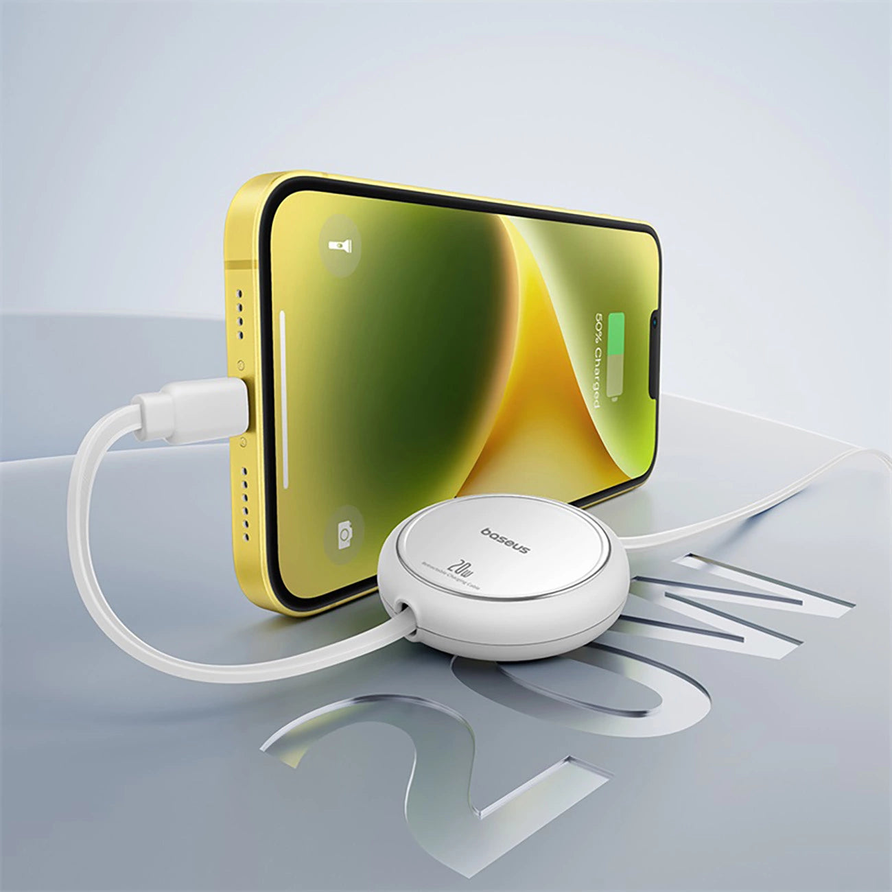 Baseus Free2Pull Retractable Charging Cable USB-C to iP