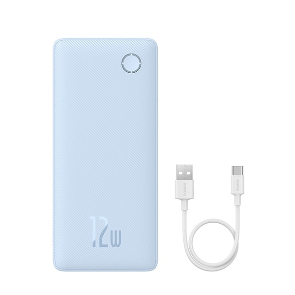 Baseus Airpow Air Lite Power Bank 10000mAh 12W (With: Simple Charging Cable USB to Type-C 3A 0.3m)