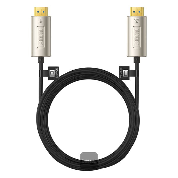 Baseus High Definition Series, Optic Fiber HDMI To HDMI 4K Adapter Cable 15M
