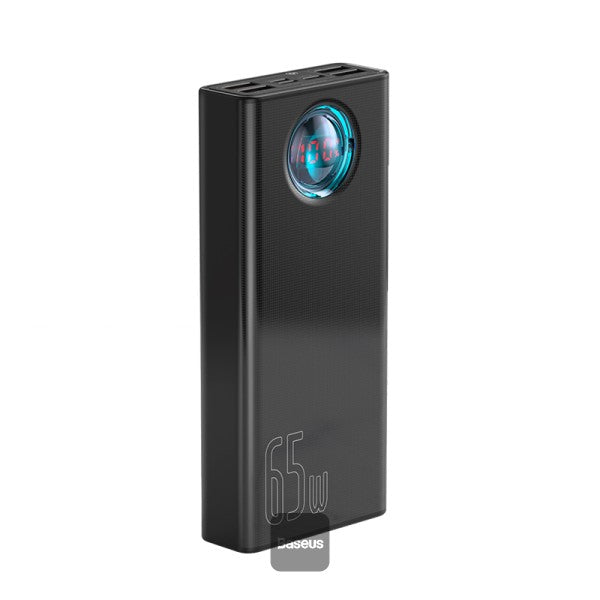 Baseus Amblight Digital Display Fast Charge Power Bank 30000mAh (Include:Baseus Xiaobai Series Fast Charging Cable Type-C to Type-C 100W(20V/5A) 1m) Overseas Edition