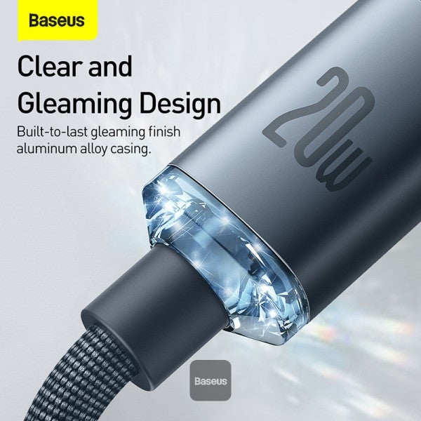 Baseus Crystal Shine Series Fast Charging Data Cable Type-C to iP 20W