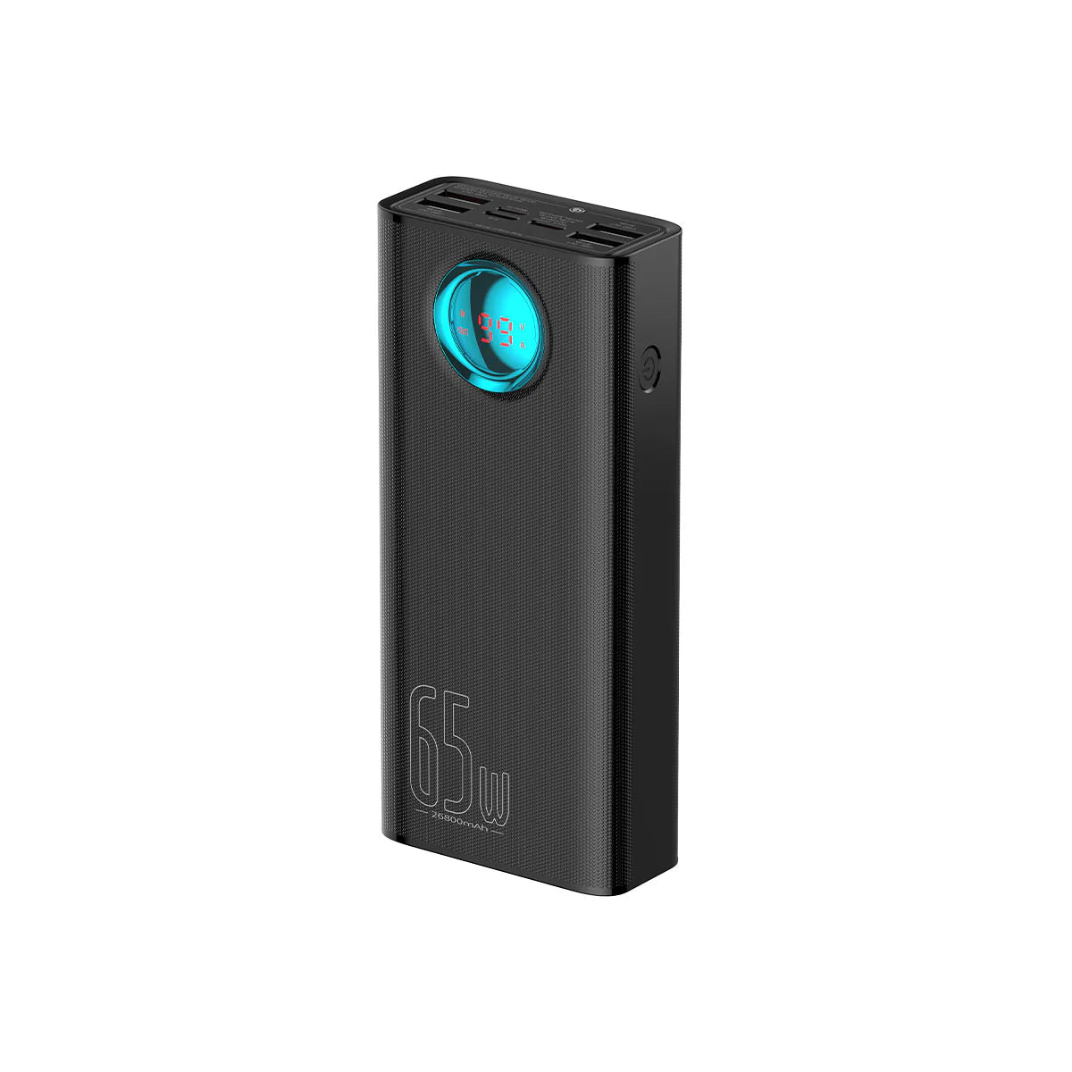Baseus Amblight Digital Display Fast Charge Power Bank 26800mAh (Baseus Xiaobai Series Fast Charging Cable Type-C to Type-C 1m)