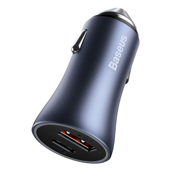 Baseus Golden Contactor Pro Dual Quick Car Charger U+C 40w