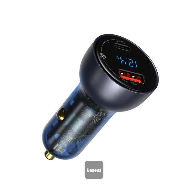 Baseus Particular 65W Digital Display QC+PPS Dual Quick Fast Car Charger