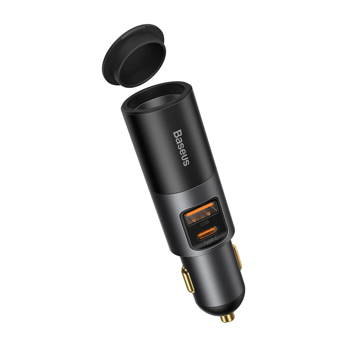 Baseus Share Together Fast Charge Car Charger with Cigarette Lighter Expansion Port 120W