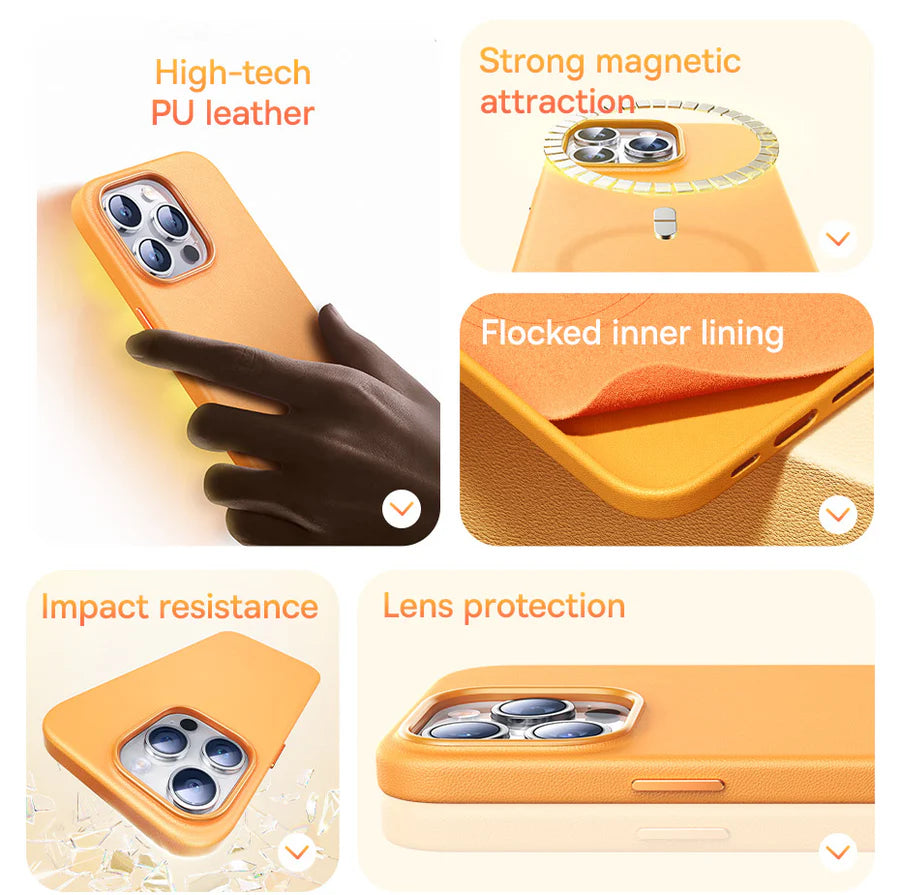 Baseus Fauxther Series Phone Case for iP 15 Series