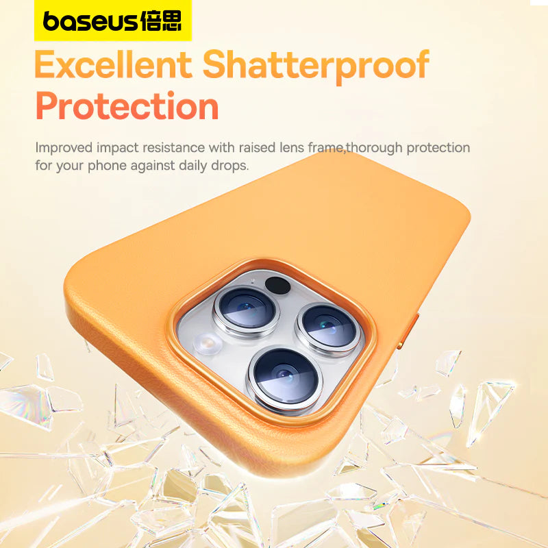 Baseus Fauxther Series Phone Case for iP 15 Series