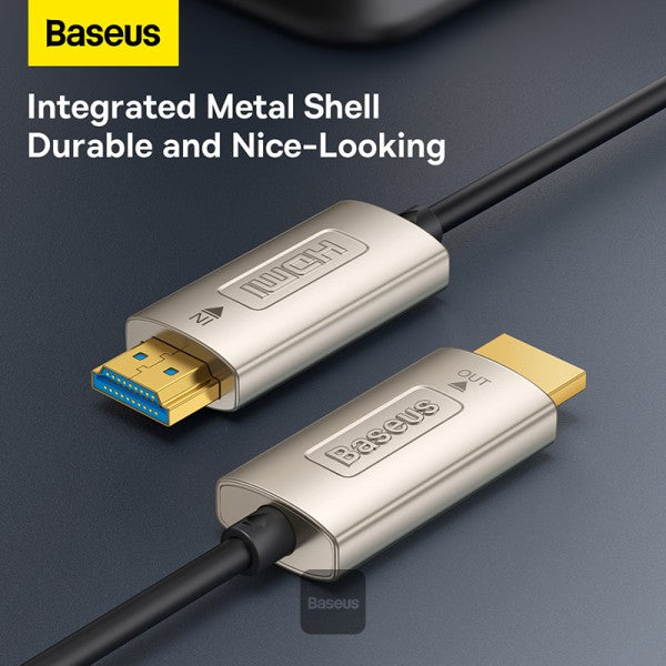 Baseus High Definition Series, Optic Fiber HDMI To HDMI 4K Adapter Cable 15M