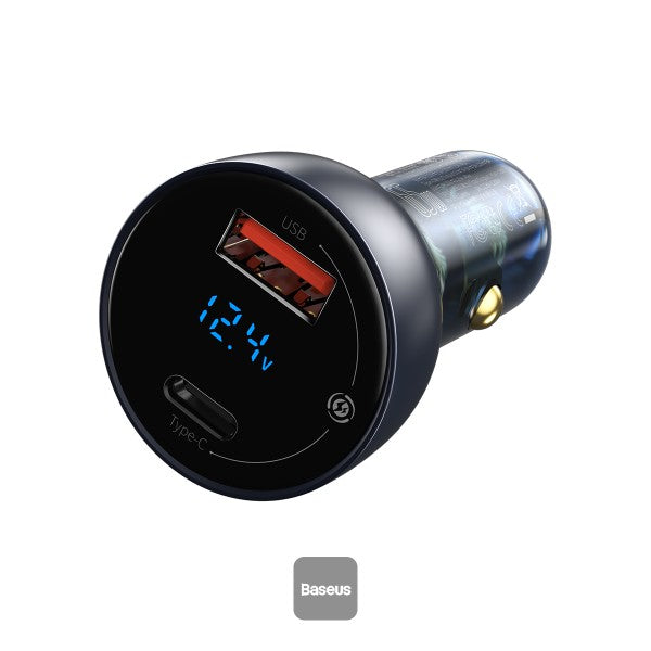 Baseus Particular 65W Digital Display QC+PPS Dual Quick Fast Car Charger