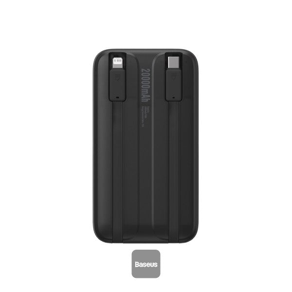 Baseus Comet Series Dual-Cable Digital Display Fast Charge Power Bank 10000mAh 22.5W (With Simple Series Charging Cable USB to Type-C 30cm)