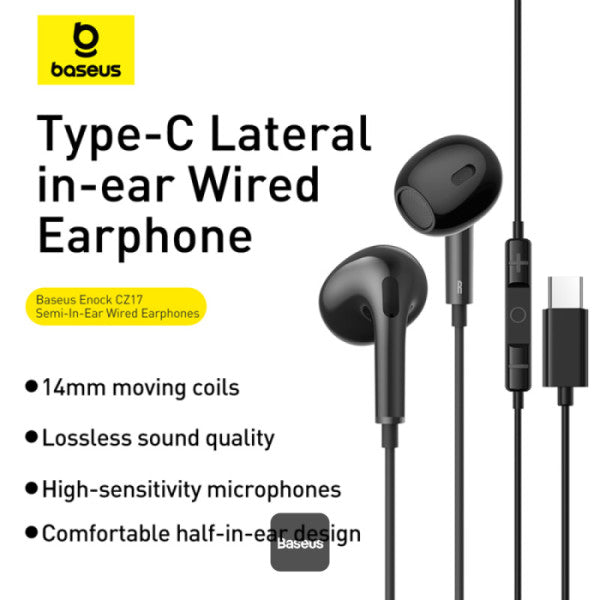 Baseus Encok CZ17 Type-C Wired Earphones