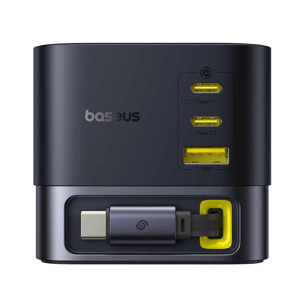 Baseus Super GaN Desktop Charger with Retractable Cable 3C+U 100W EU