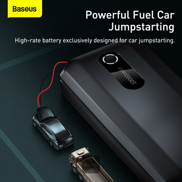 Baseus Super Energy Air Series Car Jump Starter (10000mAh, 1000A Peak Current)