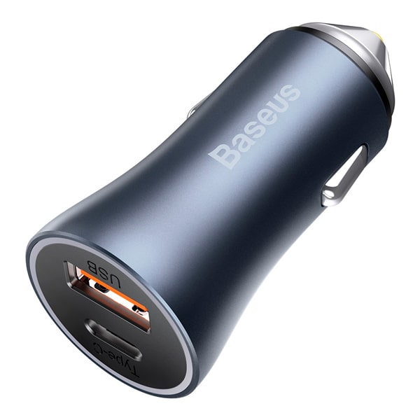Baseus Golden Contactor Pro Dual Quick Car Charger U+C 40w
